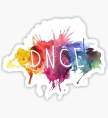 DNCE splatter Sticker