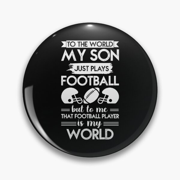Item preview, My Son Football Player Is My World Gift Birthday designed and sold by avinigav.