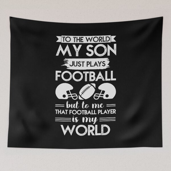 Item preview, My Son Football Player Is My World Gift Birthday designed and sold by avinigav.