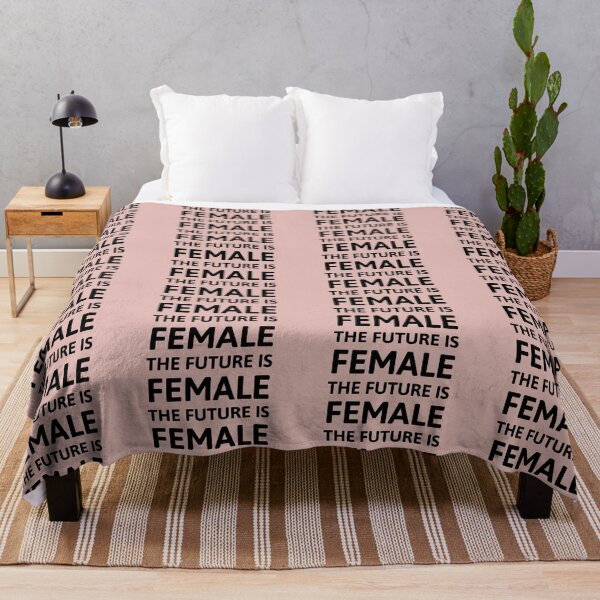 Item preview, Future is Female - Feminist Quote - Nude Pink designed and sold by thelustrous.
