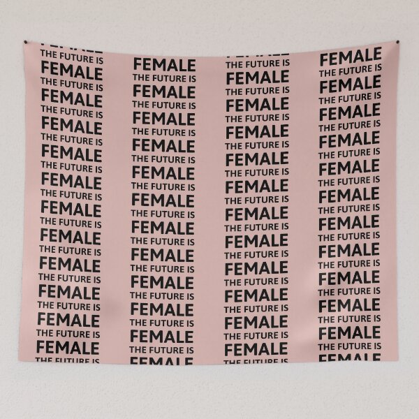 Item preview, Future is Female - Feminist Quote - Nude Pink designed and sold by thelustrous.