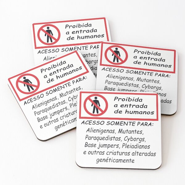 Item preview, proibida a entrada de humanos designed and sold by Sons-of-trance.