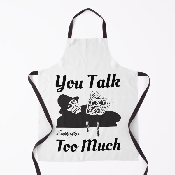 Item preview, You Talk Too Much Raymond Red Reddington Quote designed and sold by blackwolfpixels.