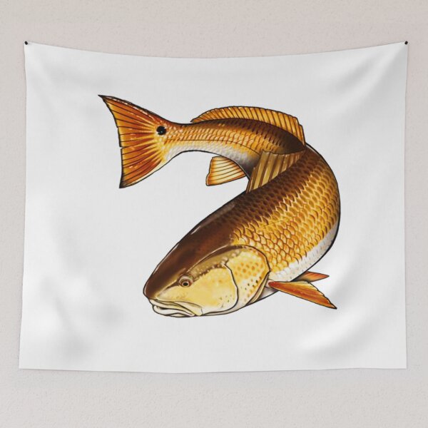 Item preview, Redfish Fishing Lake River Fish Red Drum Channel Bass Puppy Drum designed and sold by DESTINATIONS DECAL DOS.