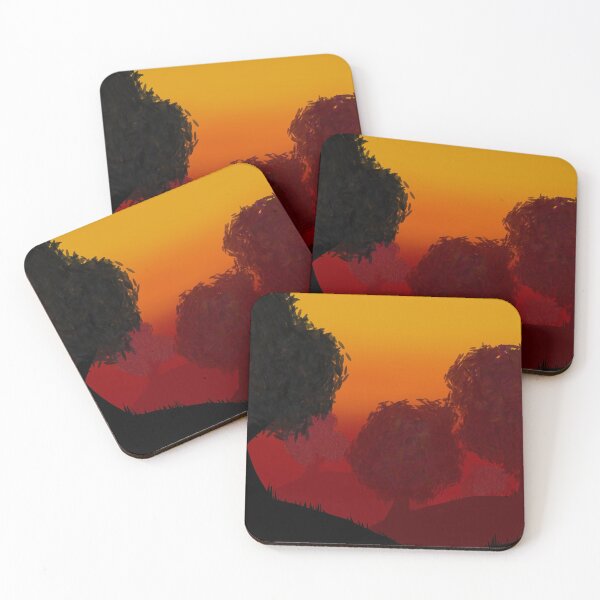 Item preview, Happy Trees in the Sunset designed and sold by AvalonUnmuzzled.