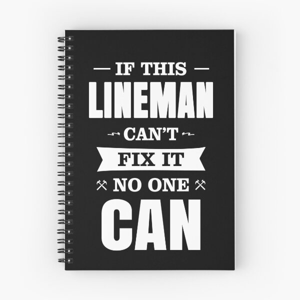 Item preview, IF THIS LINEMAN CAN'T FIX IT NO ONE CAN designed and sold by T-shirtgallery.