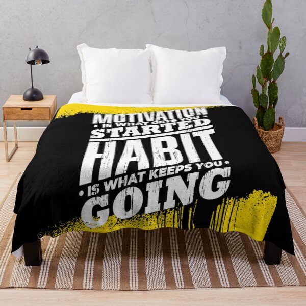 Item preview, Motivation Is What Gets You Started designed and sold by Golden-place.