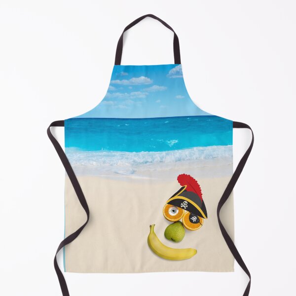 Item preview, Funny kids’ pirate at the beach. Captain Fruityface gets sandy! designed and sold by Cosmic-Ferret.