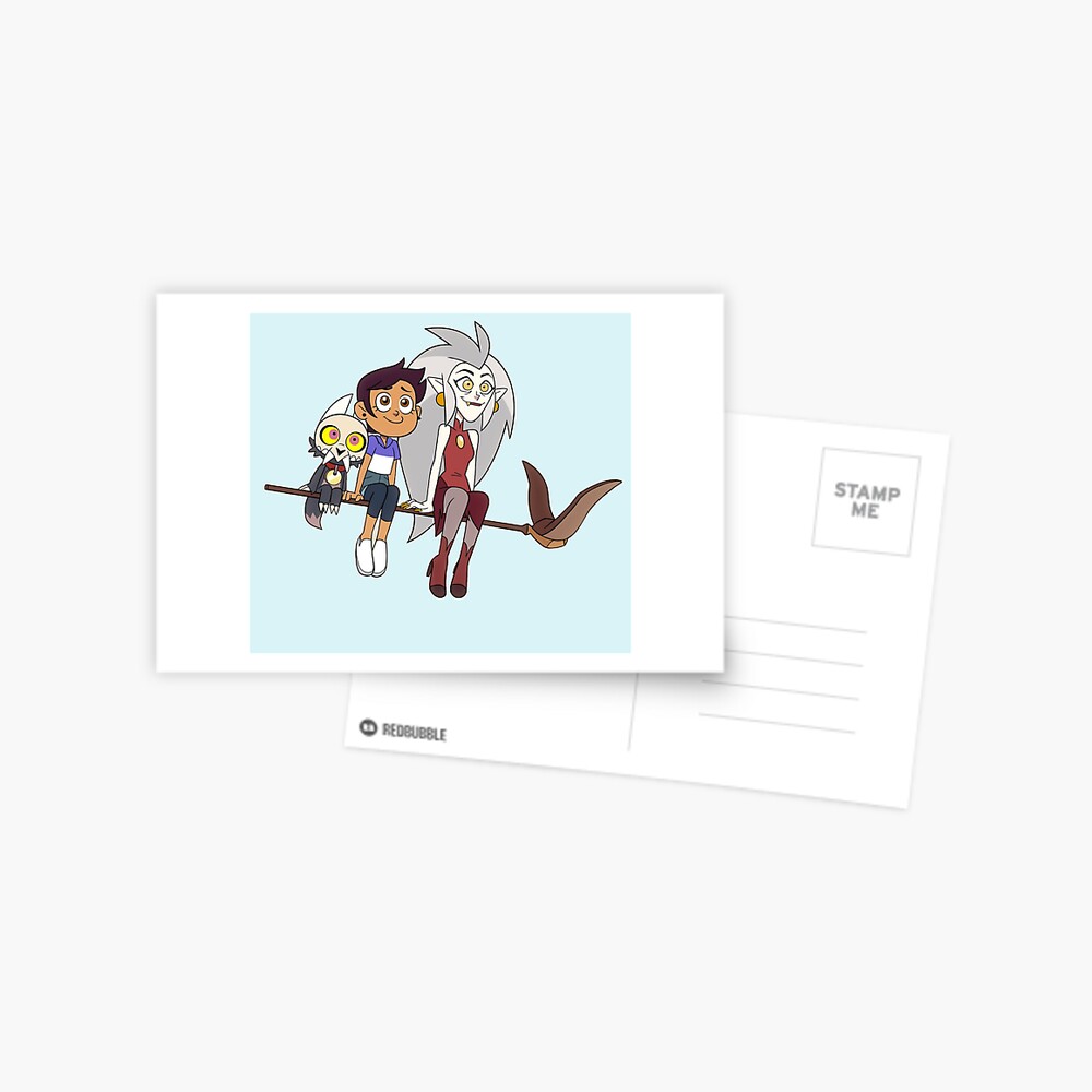 Eda and King, The Owl House Postcard for Sale by artnchfck