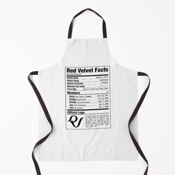 Item preview, Red Velvet Kpop Nutritional Facts designed and sold by skeletonvenus.