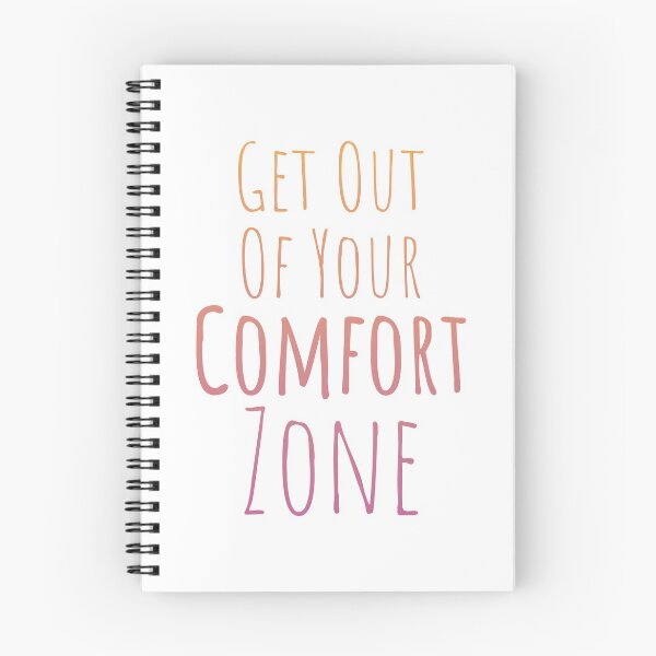 Item preview, Get Out Of Your Comfort Zone - Colorful Text on White designed and sold by TheMajesticGoat.