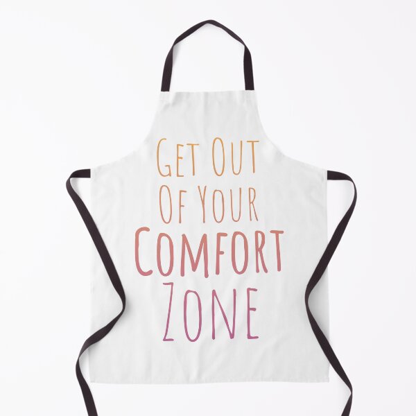 Item preview, Get Out Of Your Comfort Zone - Colorful Text on White designed and sold by TheMajesticGoat.