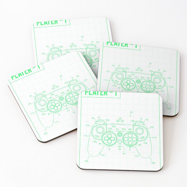 Item preview, Diagram Of Vintage Video Game Controller designed and sold by ColtishSky1.
