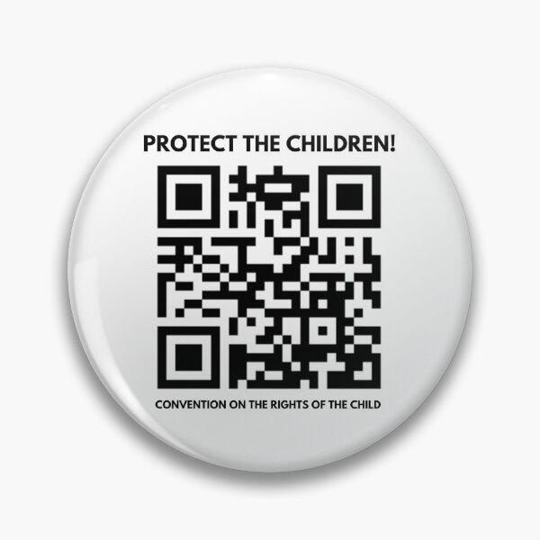 Artikelvorschau, Übereinkommen über die Rechte des Kindes QR-Code entworfen und verkauft von KaARTehan.