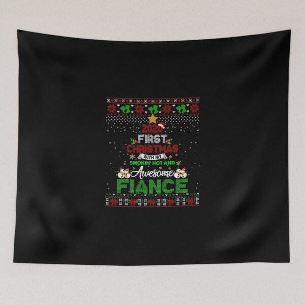 Item preview, 2020 First Christmas With My Smokin' Hot Awesome Fiance designed and sold by elamlakini.