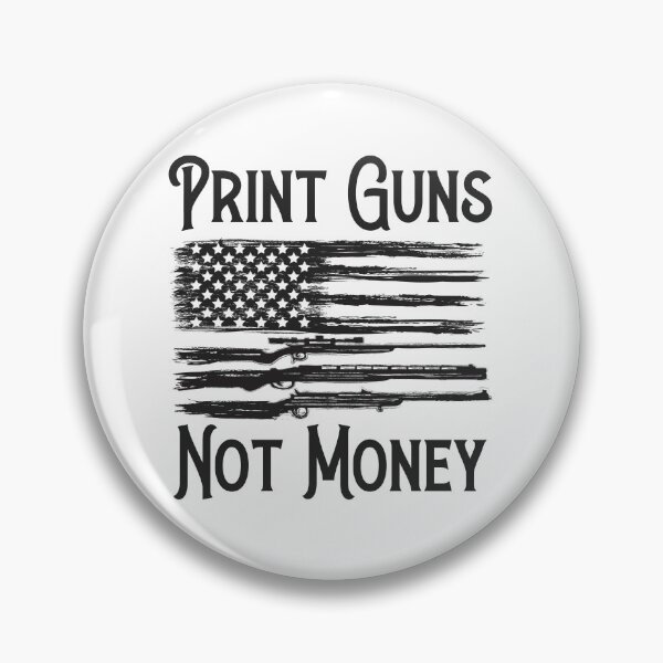 Item preview, Print Guns Not Money - American Flag designed and sold by Desandu.