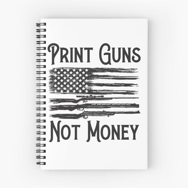 Item preview, Print Guns Not Money - American Flag designed and sold by Desandu.