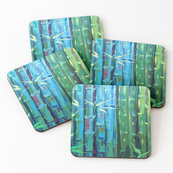 Item preview, Bamboo in blue and green designed and sold by rvanni.