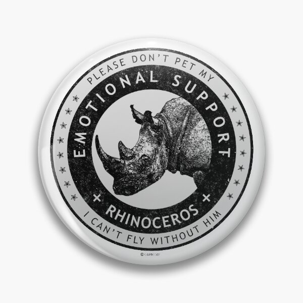Item preview, Emotional Support Rhinoceros designed and sold by Gregory Beck.