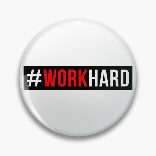 Item preview, Work Hard Gym Fitness Quote designed and sold by maniacfitness.