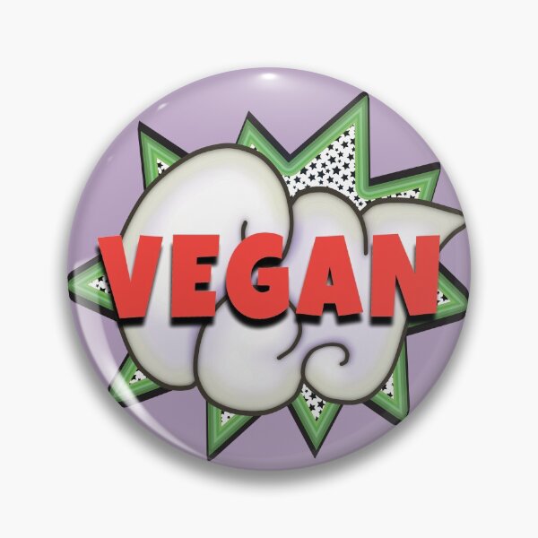 Item preview, VEGAN Bang KAPOW! - Comic Vegan Pride designed and sold by ViewerEqualsPhoton.