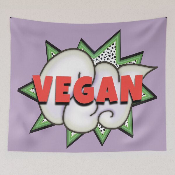 Item preview, VEGAN Bang KAPOW! - Comic Vegan Pride designed and sold by ViewerEqualsPhoton.