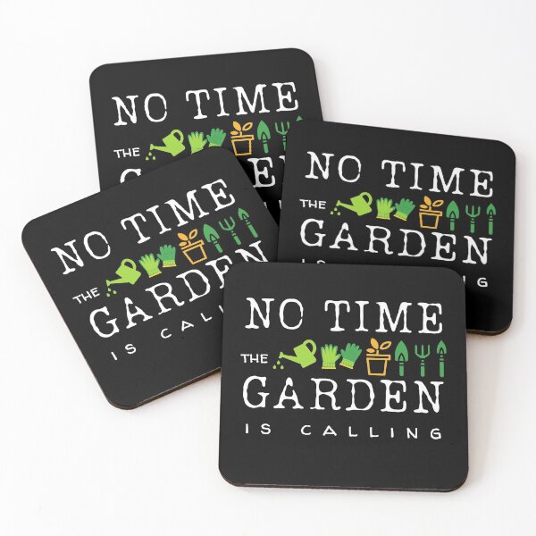 Item preview, "No time - The Garden is calling" for all hobby gardeners designed and sold by der-faun.