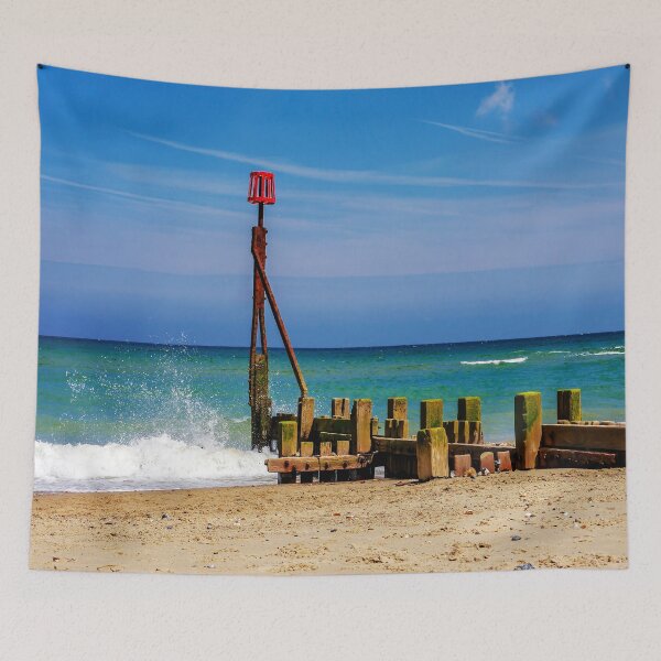 Item preview, Beach & Groynes designed and sold by ScenicViewPics.