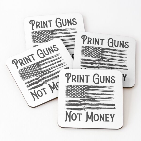 Item preview, Print Guns Not Money - American Flag designed and sold by Desandu.