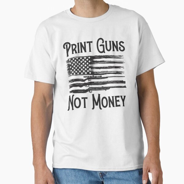 Item preview, Print Guns Not Money - American Flag designed and sold by Desandu.