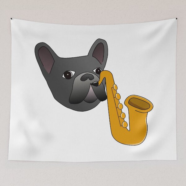 Item preview, Dog Sax French Bulldog designed and sold by Mirko Torresi.