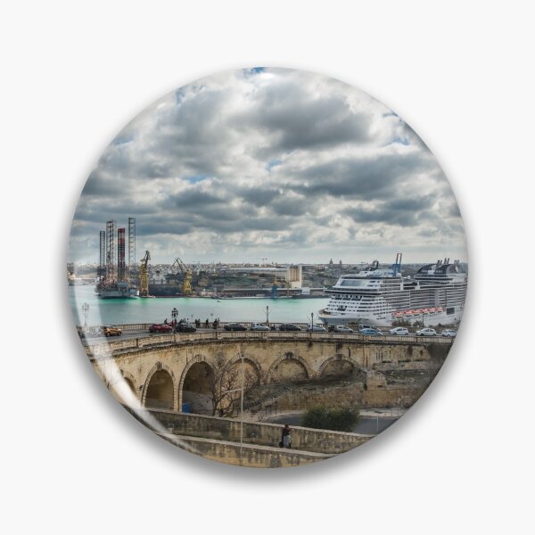 Item preview, The port of Valletta, the small capital of the Mediterranean island of Malta designed and sold by AlbertMi.