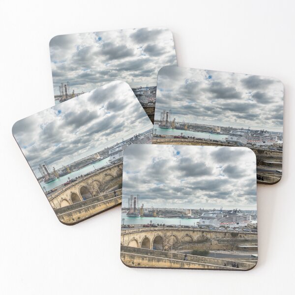 Item preview, The port of Valletta, the small capital of the Mediterranean island of Malta designed and sold by AlbertMi.