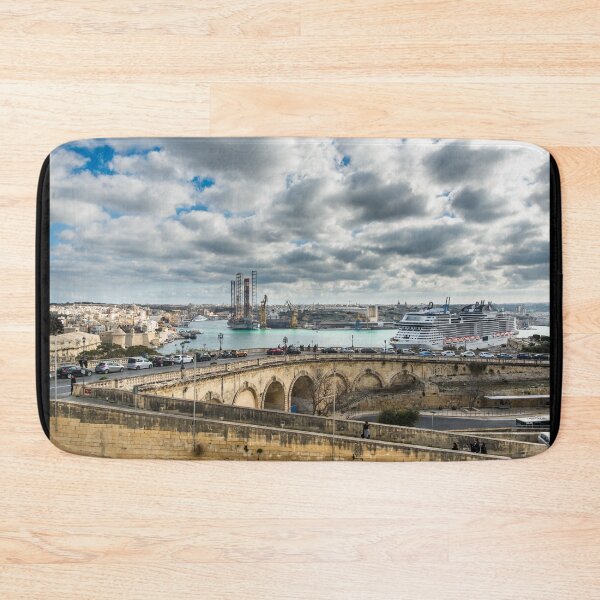Item preview, The port of Valletta, the small capital of the Mediterranean island of Malta designed and sold by AlbertMi.