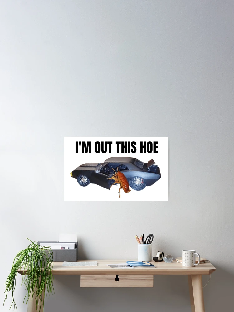Thumbnail 2 of 3, Poster, Cockroach Getting In Car designed and sold by DAFIN.