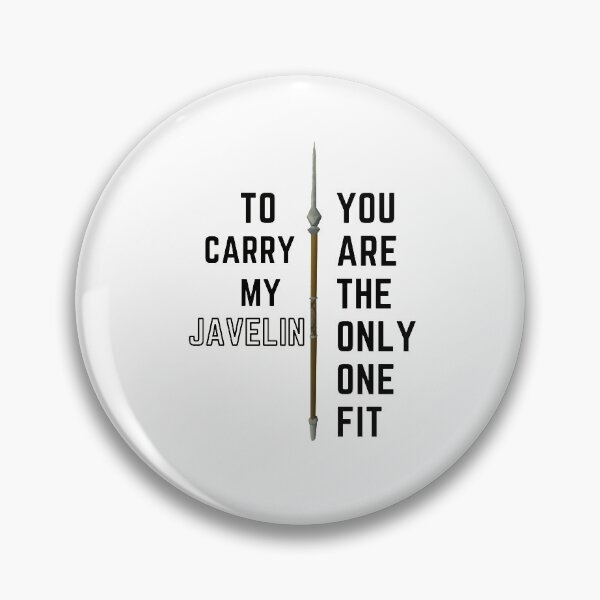 Item preview, Copy of YOU ARE FIT TO CARRY MY JAVELIN designed and sold by Tomato-soup.