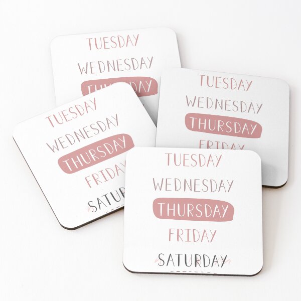 Item preview, days of the week sticker pack bullet journaling designed and sold by imsocoolanh.