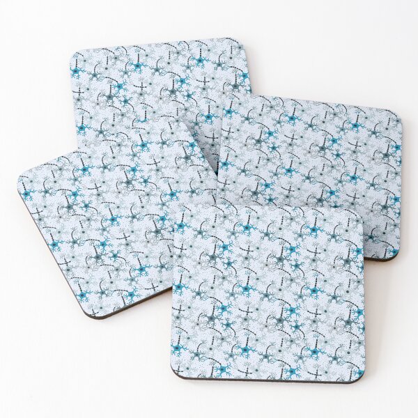 Item preview, Cartoon Neurons on Blue designed and sold by Hodgepodge Bricolage.