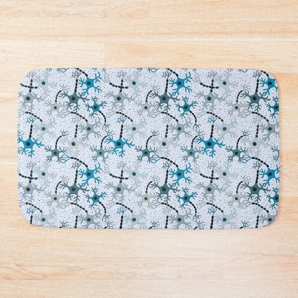 Item preview, Cartoon Neurons on Blue designed and sold by Hodgepodge Bricolage.