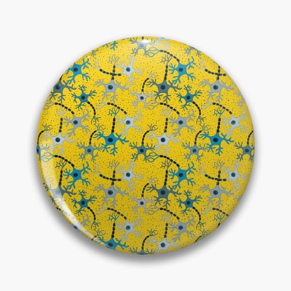 Item preview, Cartoon Neurons on Yellow designed and sold by Hodgepodge Bricolage.