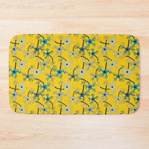 Item preview, Cartoon Neurons on Yellow designed and sold by Hodgepodge Bricolage.