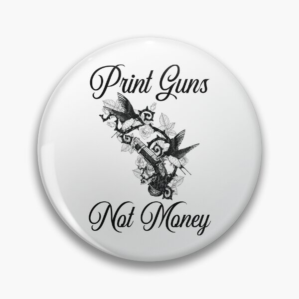 Item preview, Print Guns Not Money - Humming Birds with guns  designed and sold by Desandu.