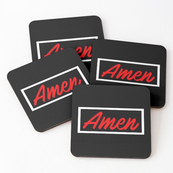 Item preview, Amen Christian Quote designed and sold by Rylastores.