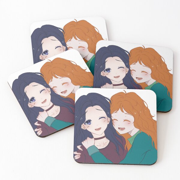 Item preview, Anime girls hugging designed and sold by Anilokin.