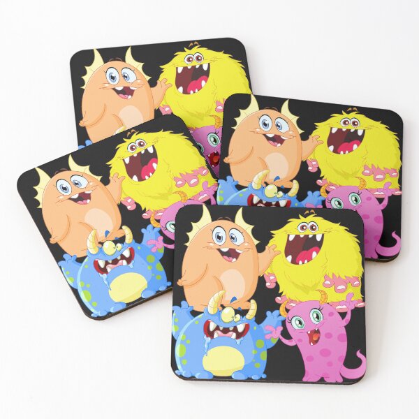 Item preview, Four Cute Monster Fun designed and sold by Designs24U.