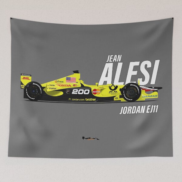 Item preview, Jordan EJ11 - Jean Alesi _ large text designed and sold by JageOwen.