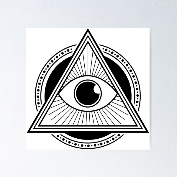 Eye Logo, Egyptian Pyramids, Eye Of Providence, Mesoamerican Pyramids,  Symbol, Illuminati, Human Eye, Black And White transparent background PNG  clipart