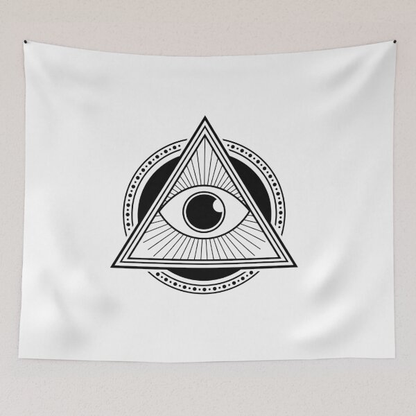 Item preview, Illuminati Symbol Eye Essential Classic T-Shirt designed and sold by SLSandaruwan.