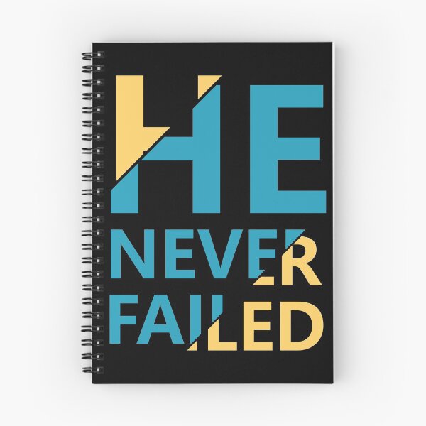 Item preview, He never failed version 2.0 designed and sold by PODapparel.