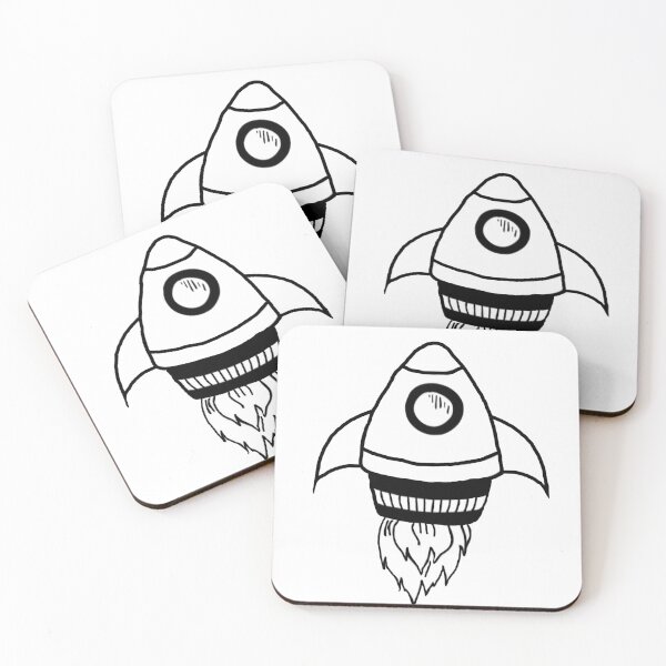 Item preview, Cartoon Space Ship designed and sold by Innercosmic.